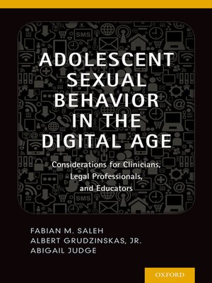 cover image of Adolescent Sexual Behavior in the Digital Age